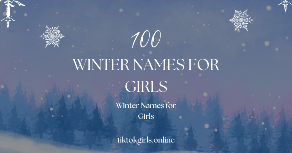 Winter Names for Girls